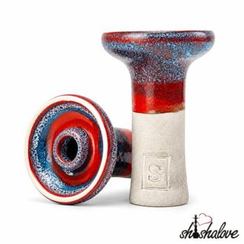 S bowl - Model S Light Blue Red White
