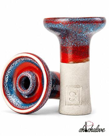 S bowl - Model S Light Blue Red White
