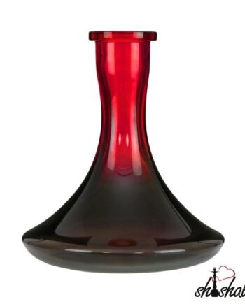 red smoke craft vase