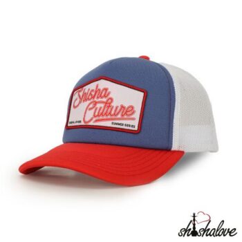 Shisha Culture's Trucker Cap Red/Blue