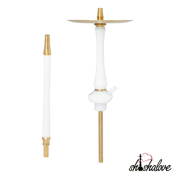 Union Hookah Sleek PVD White