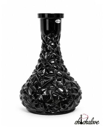 Crystal Vase Drop Black